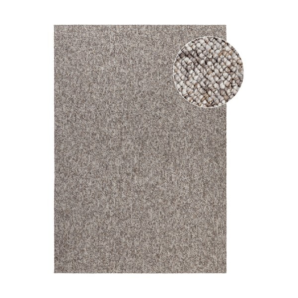 Skalbiamas kilimas pilkos spalvos 120x170 cm Rocco Taupe – Elle Decoration