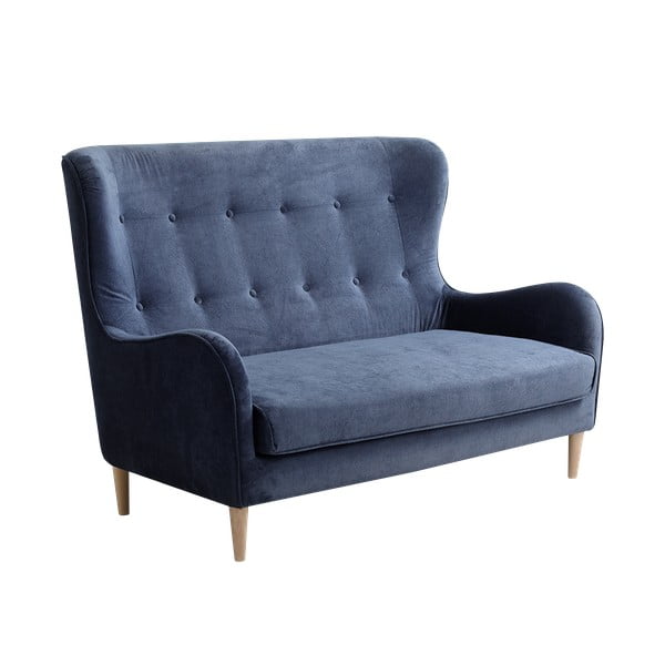 Tamsiai mėlyna dviejų vietų sofa Individualizuotos formos Cozyboy
