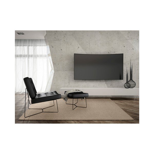 Smėlio spalvos kiliminė danga Universal Sense Beige, 80 x 150 cm