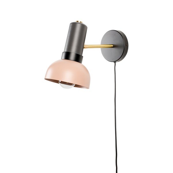 Pilkos ir rožinės spalvos sieninis šviestuvas Zuiver Charlie