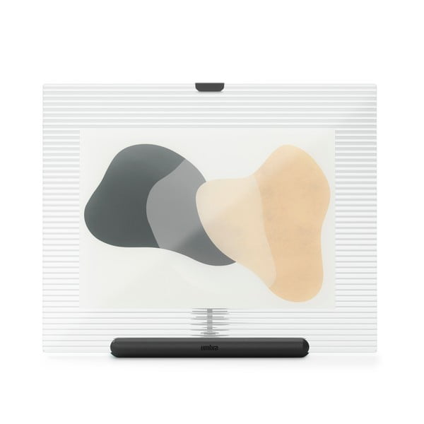 Juodos spalvos iš stiklo pastatomas rėmas 19x23 cm Flute – Umbra-image-2