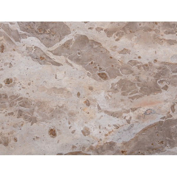 Apvalios formos šoninis stalas su marmuro dekoro stalviršiu ø 50 cm Force   – Leitmotiv-image-3