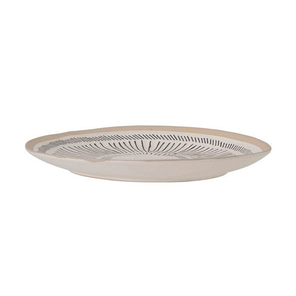 Juodai balta keraminė lėkštė Bloomingville Eliana, ø 26 cm-image-2