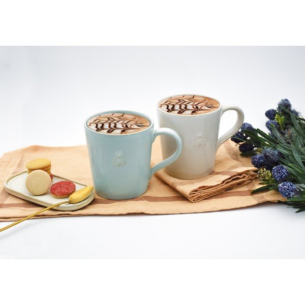 Kreminės spalvos iš molio puodelis 520 ml Abeille – La Rochére-image-2
