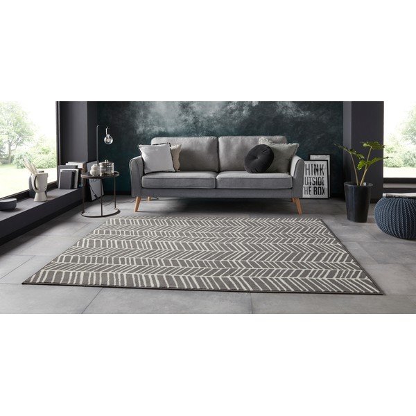 Pilkas kilimas Ragami Velvet, 120 x 170 cm-image-1