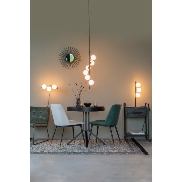 Sieninė lempa juodos ir baltos spalvos Monica – White Label-image-3
