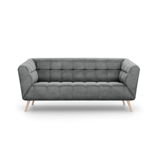 Pilka aksominė sofa Interieurs 86 Étoile, 170 cm