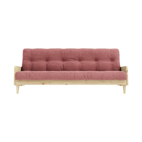 Rožinė spalvos sofa lova 200 cm Indie - Karup Design