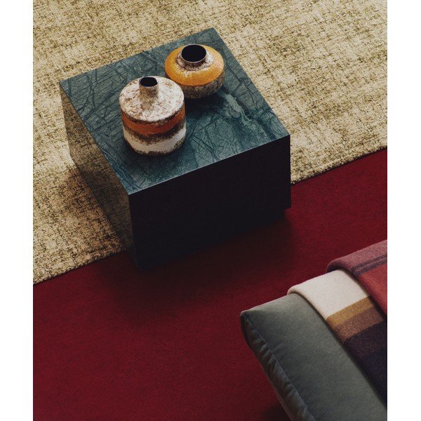 Iš marmuro šoninis stalas 50x50 cm Sorein – Kave Home-image-1
