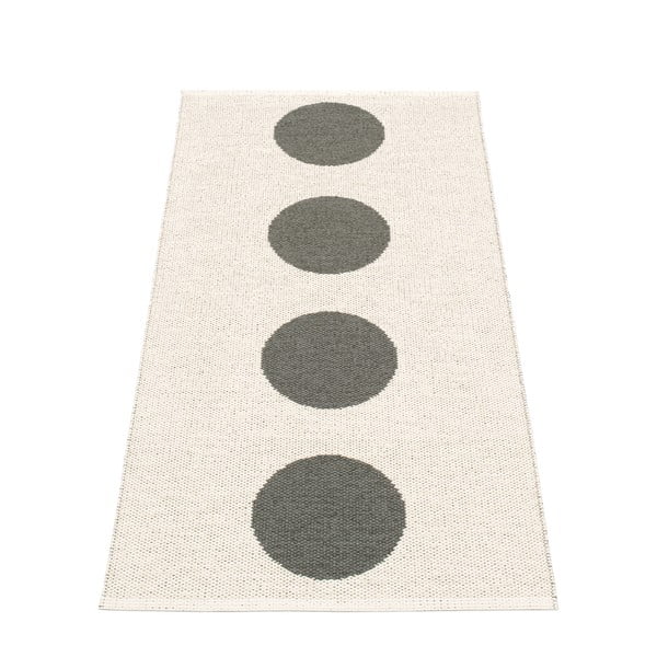 Tamsiai pilkos spalvos lauko kilimas 70x150 cm Vera Charcoal – Pappelina-image-1