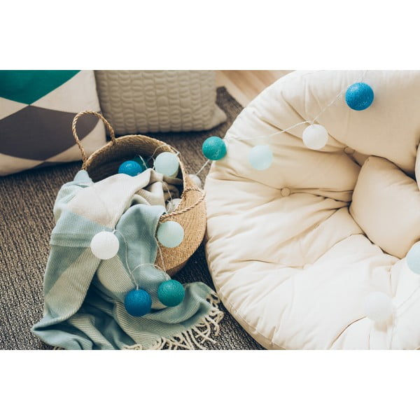 Smėlio ir rožinės spalvos LED lempučių girlianda LUKKA, 30 lempučių-image-4