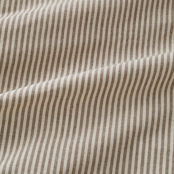 Taupe spalvos viengulė patalynė 135x200 cm Cotton Rich Narrow Woven Stripe – Pineapple Elephant-image-3