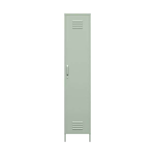 Žalios spalvos iš metalo spintelė 38x185x40 cm Mission District – Støraa