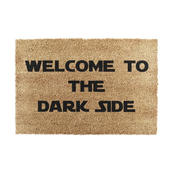 Iš kokoso pluošto grindų kilimėlis 40x60 cm Welcome to the Darkside – Artsy Doormats