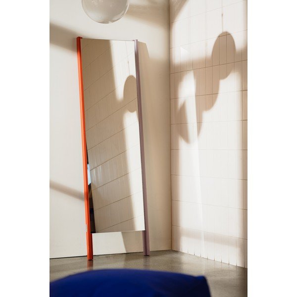 Pastatomas veidrodis su medžio masyvo rėmu 49x166 cm Lun – noo.ma-image-3