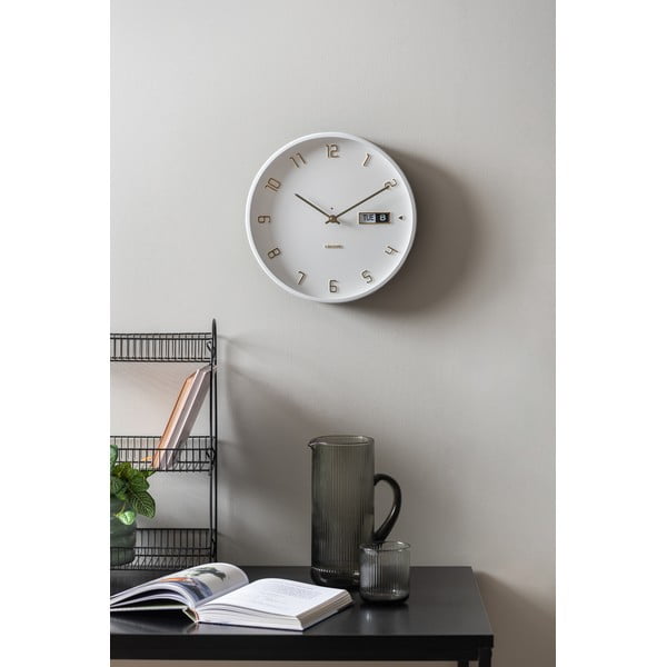 Sieninis laikrodis ø 30 cm  Data Flip – Karlsson-image-4