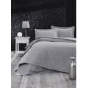 Dygsniuota lovatiesė pilkos spalvos dvigulei lovai 220x240 cm Monart – Mijolnir