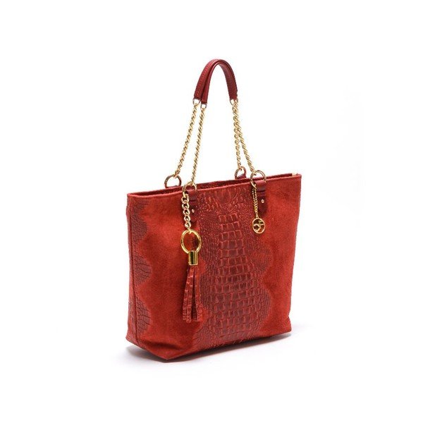 Odinė rankinė Carla Ferreri 863 Rosso-image-2