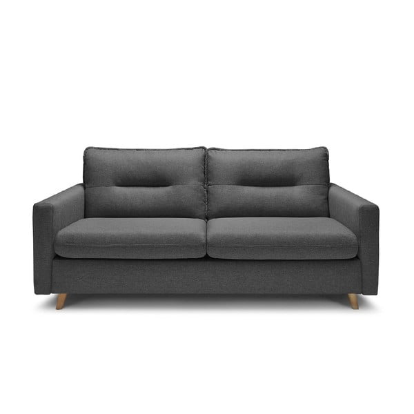 Tamsiai pilka sofa-lova Bobochic Paris Sinki