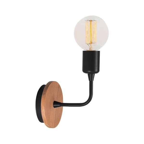 Juodas sieninis šviestuvas Homemania Decor Simple Drop-image-2