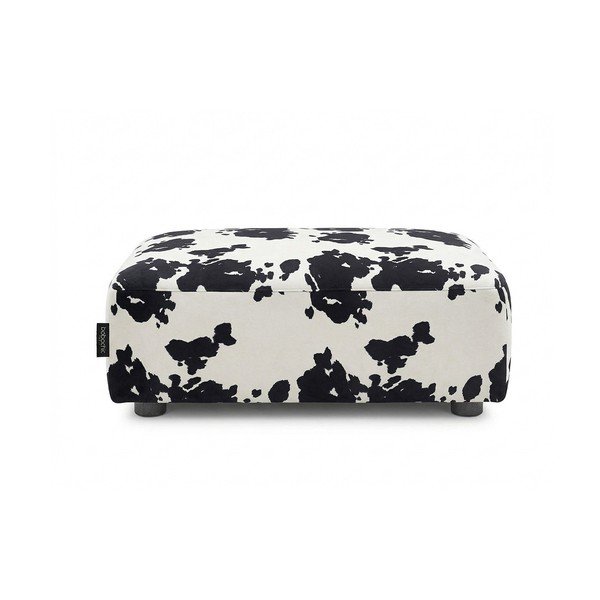 Baltos spalvos pufas Sidonie – Bobochic Paris