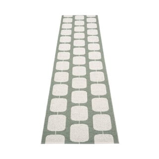 Žalios spalvos/kreminės spalvos lauko kilimas 70x300 cm Sten Army – Pappelina