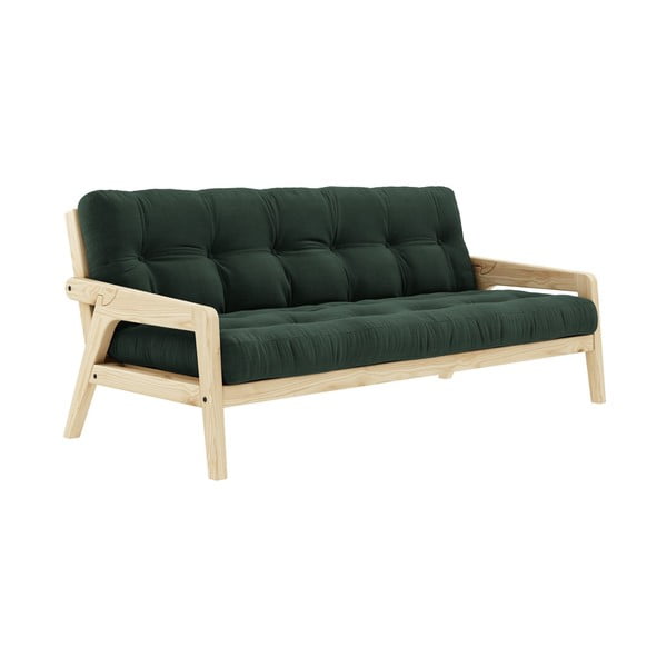 Sulankstoma sofa Karup Design Grab Raw Dark Green-image-3