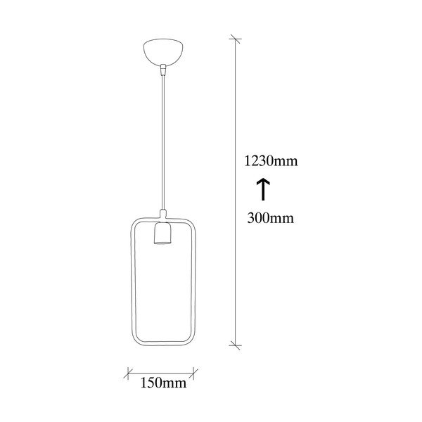 Kabantis šviestuvas juodos spalvos Geonni – Opviq lights-image-4
