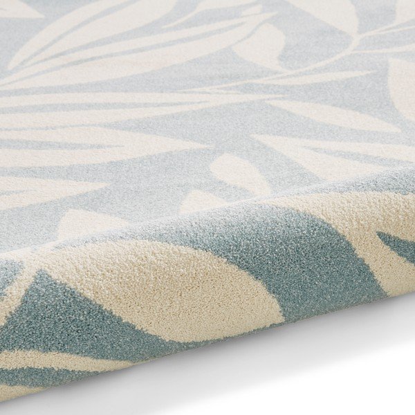 Kilimas mėlynos spalvos 120x170 cm Sorral Leaves  – Catherine Lansfield-image-3