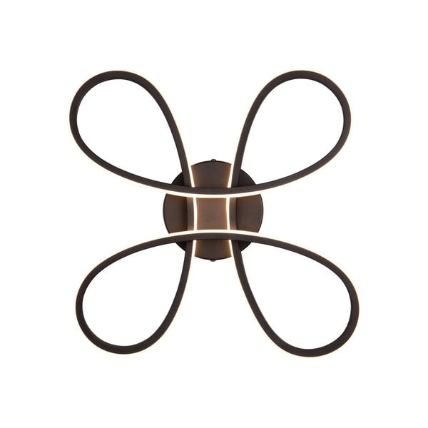 Lubinis šviestuvas juodos spalvos LED 40x40 cm Fly – Trio-image-3