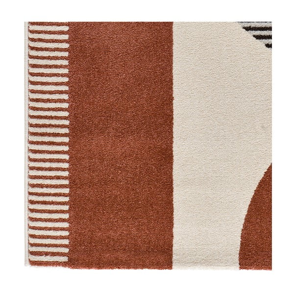 Raudonos spalvos/pilkos spalvos kilimas 160x230 cm Gaia – Universal-image-2