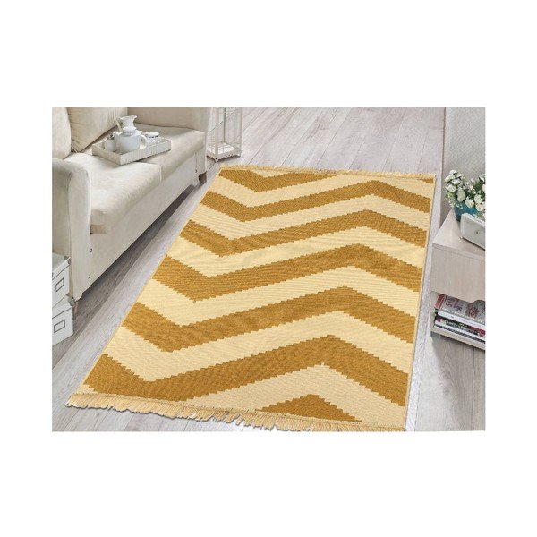 Kilimas ZigZag Tan Beige, 120 x 180 cm-image-1