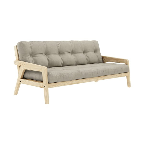 Sulankstoma sofa Karup Design Grab Natural Clear/Linen Beige-image-3