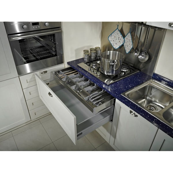 Stalo įrankių padėklas pilkos spalvos 33 x 46 cm Flexo – Elletipi-image-4