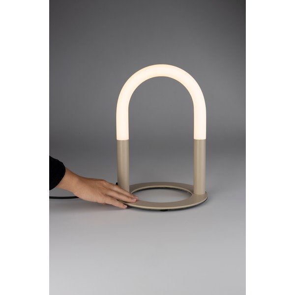 Smėlio spalvos iš metalo stalinis šviestuvas LED su pritemdymo funkcija (aukštis 36 cm) Arch – Zuiver-image-2