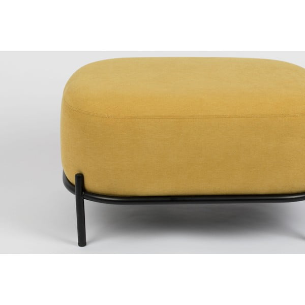 Geltona balta etiketė Polly Ottoman-image-1