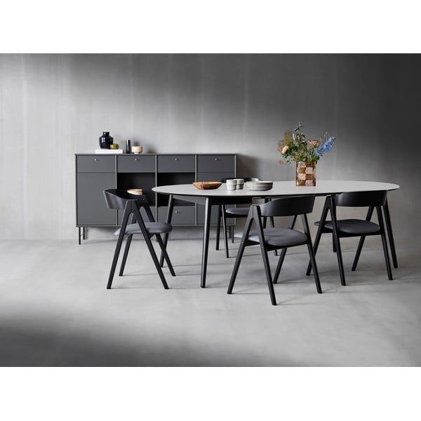 Apvalios formos prailginamas valgomojo stalas ø 135 cm Meza – Hammel Furniture-image-1