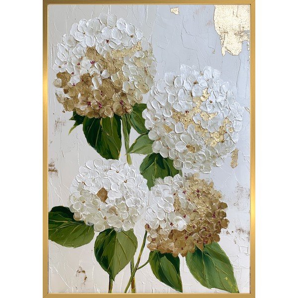 Spausdintas paveikslas su rėmeliu 60x90 cm Hydrangea – Styler