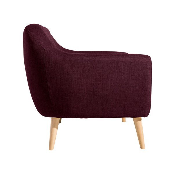 Raudonos spalvos dvivietė sofa Max Winzer Kelly-image-2