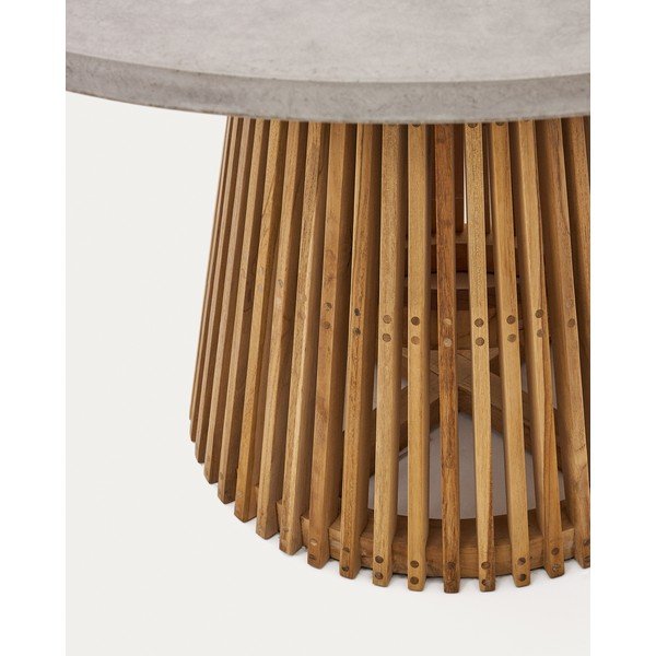 Apvalios formos sodo valgomojo stalas ø 120 cm Alcaufar – Kave Home-image-4