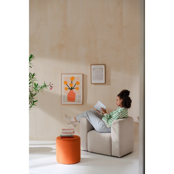 Smėlio spalvos krėslas Flom – noo.ma-image-3