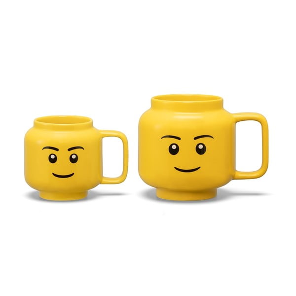 Geltonas keraminis kūdikio puodelis 255 ml Head - LEGO®-image-3