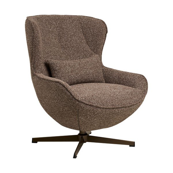 Rudos spalvos pasukamas krėslas Blenheim – House Nordic
