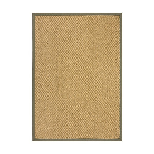 Žalios spalvos/šviesiai rudos spalvos lauko ir vidaus kilimas 160x230 cm Sisal Look – Flair Rugs