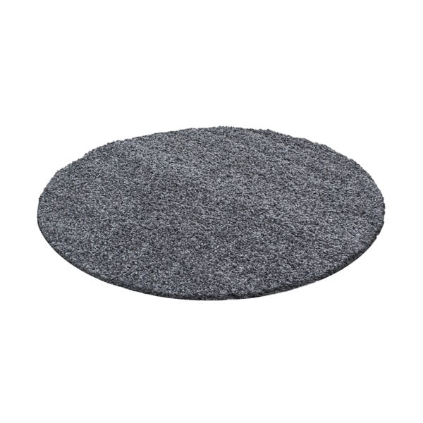 Apvalios formos kilimas tamsiai pilkos spalvos ø 160 cm Life – Ayyildiz Carpets