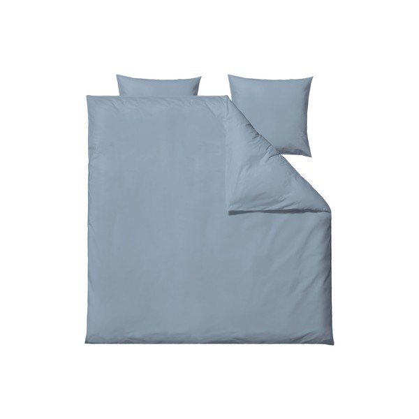 Iš medvilninio perkelio dvigulė/itin ilga patalynė mėlynos spalvos 200x220 cm Crisp – Södahl-image-4