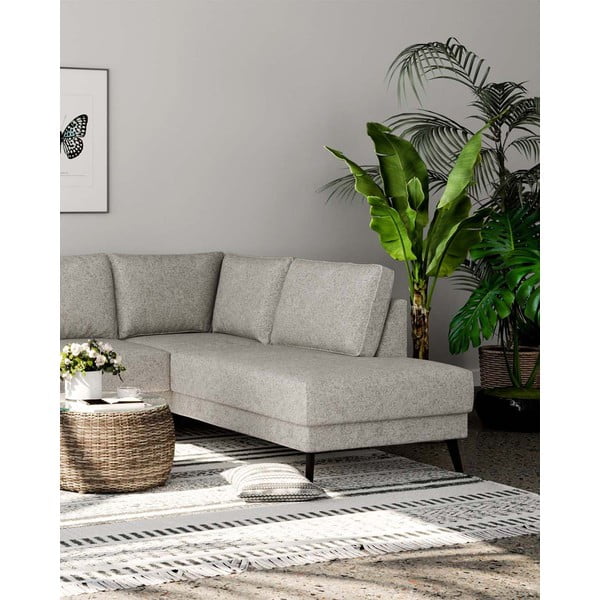 Kampinė sofa kreminės spalvos (su dešiniuoju kampu) Fynn – Ghado-image-4