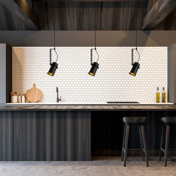 Kabantis šviestuvas juodos spalvos Spot – Opviq lights-image-1