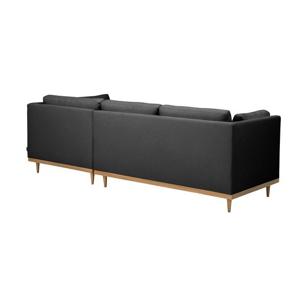 Tamsiai pilka kampinė sofa Max Winzer Larsen, dešinysis kampas-image-4
