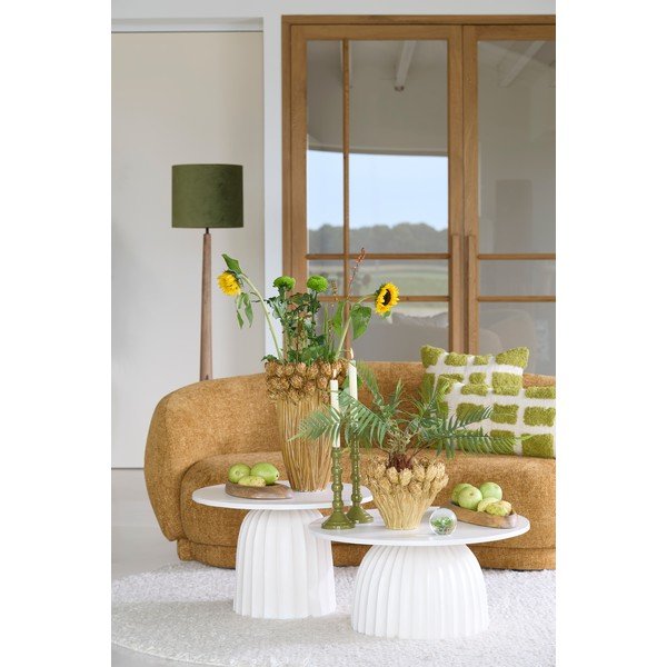 Iš metalo apvalios formos šoninis stalas ø 60 cm Veglia – Light & Living-image-1